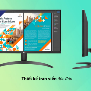 Alternative view of Màn hình LG 24QP500-B.ATV 23.8″ (QHD (2K) 2560 x 1440/ IPS/ 75Hz/ 5 ms)