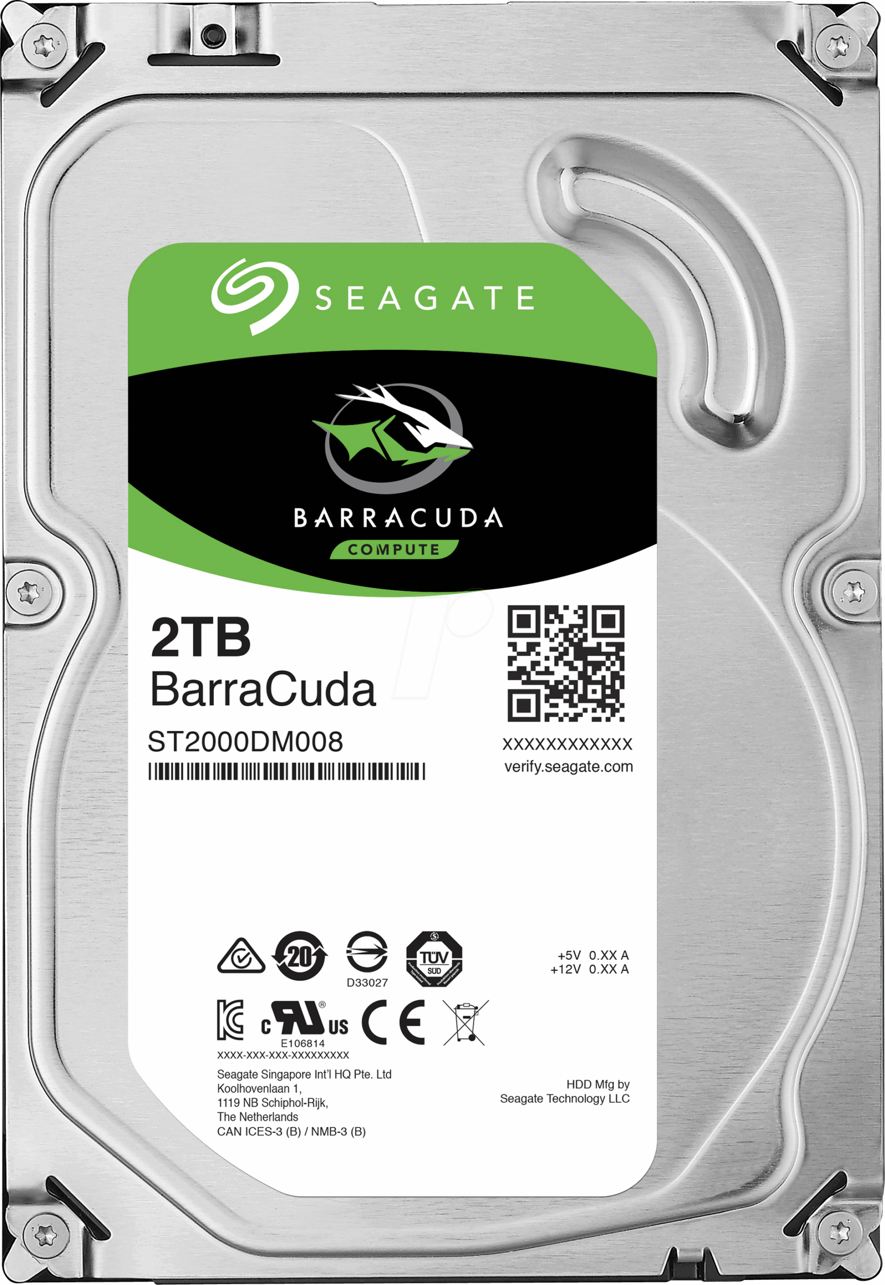 Ổ cứng HDD PC Seagate Barracuda 2TB 3.5″ SATA (ST2000DM008) - Ảnh 4