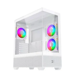 Thùng máy/ Case Xigmatek Alphard M Arctic 3GF (3 FAN RGB) – EN44113 (White)
