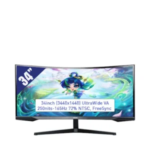 Màn hình Samsung LC34G55TWWEXXV 34″ (UltraWide 3440 x 1440/ VA/ 165Hz/ 1 ms)