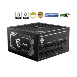 Nguồn máy tính Msi MAG A1250GL PCIE5 – 1250W – 80 Plus Gold – Full Modular